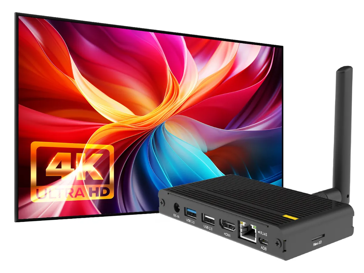 FHD-200 - Мини-ПК для Digital Signage, HDMI, 2GB RAM, 32GB storage, металлический корпус