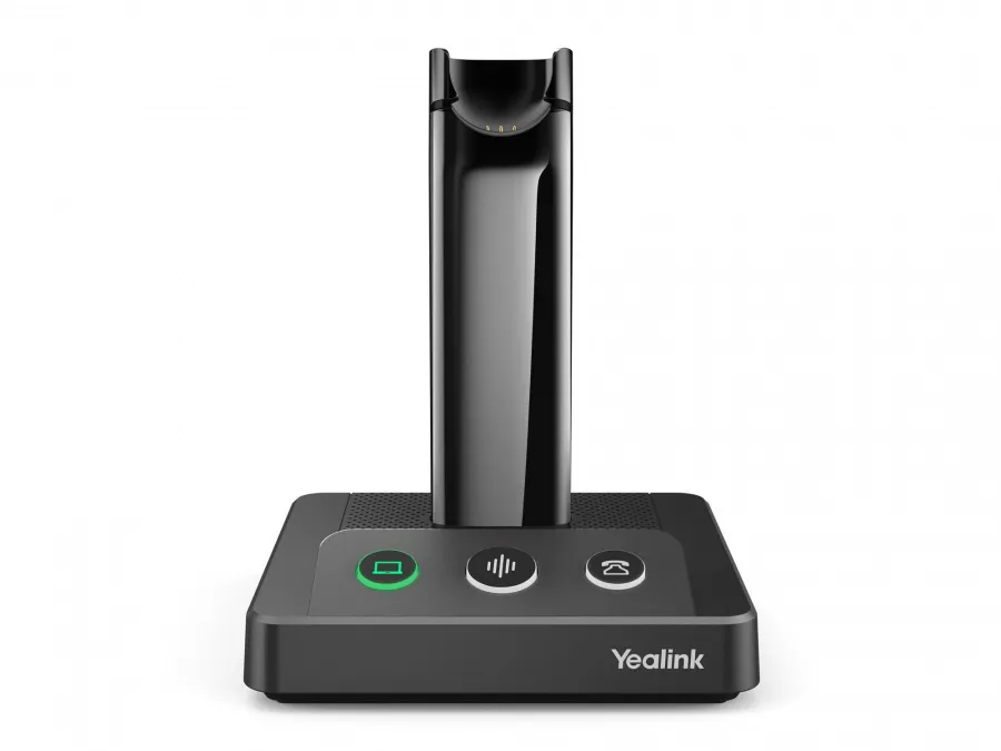 WH63 UC, Наушная, Беспроводная, HD звук, 160м DECT, Шумоподав, USB-хаб