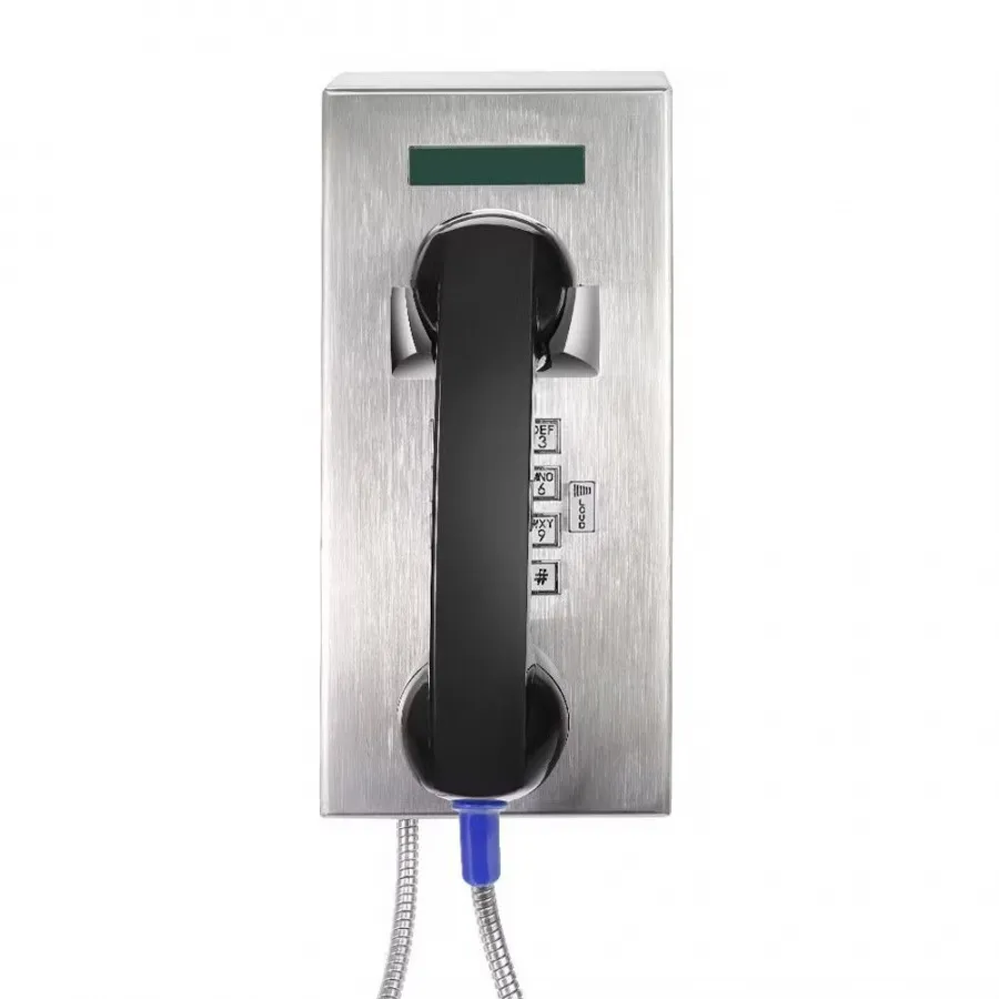 JR212-FK-SIP, клавиатура, накладной, PoE, БП, LCD-экран, серый