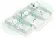 W80DM DECT,контроллер, микросота DECT, до 30 базовых станций, до 100 устройств, до 100 вызовов, PoE