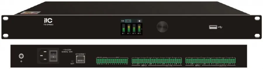TS-DP880 Цифровой матричный аудио процессор, 8 inputs, 8 outputs