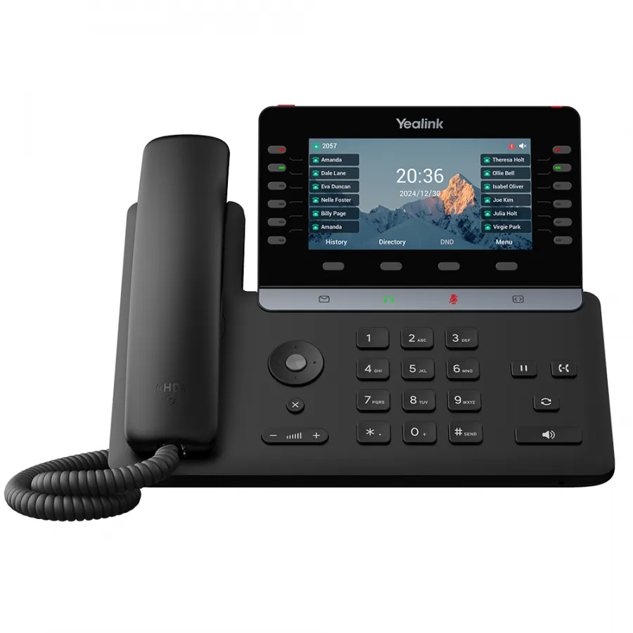 SIP-T85W, 5,5" экран, WiFi, Bluetooth, USB, PoE, GigE, без видео, без БП