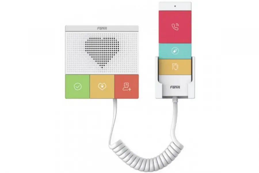 Fanvil Y501W-Y IP-аудиодомофон, накладной, IP54, 6 кнопок, WiFi, проводной пульт