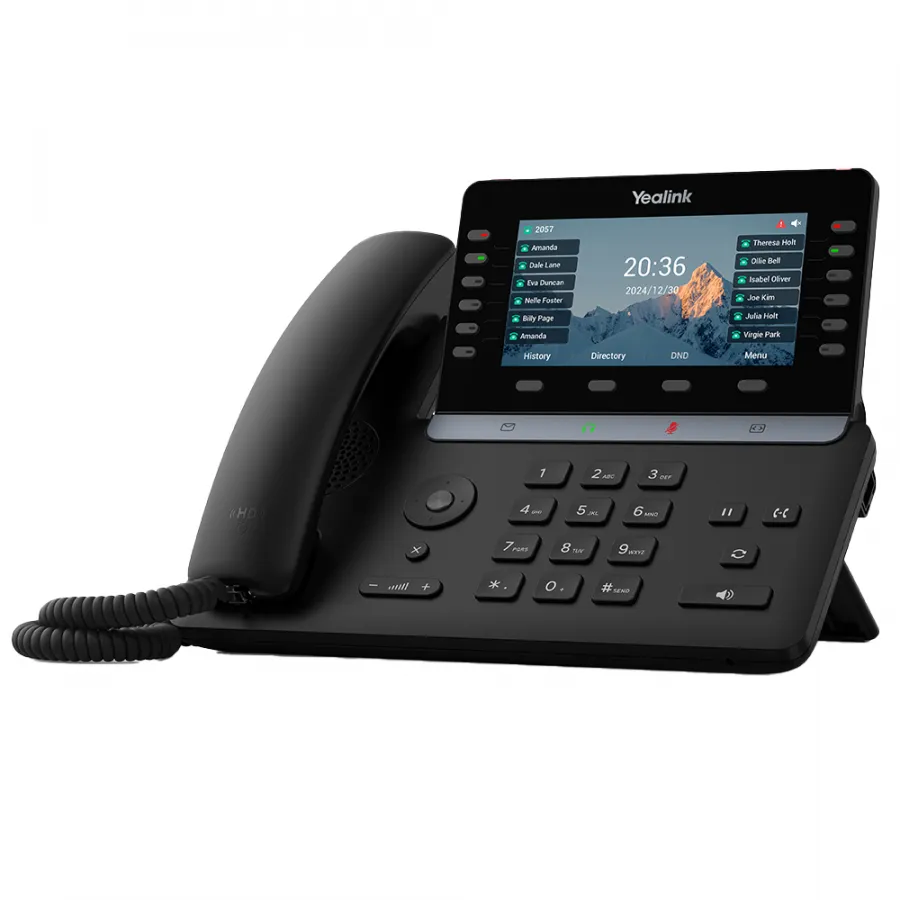 SIP-T85W, 5,5" экран, WiFi, Bluetooth, USB, PoE, GigE, без видео, без БП