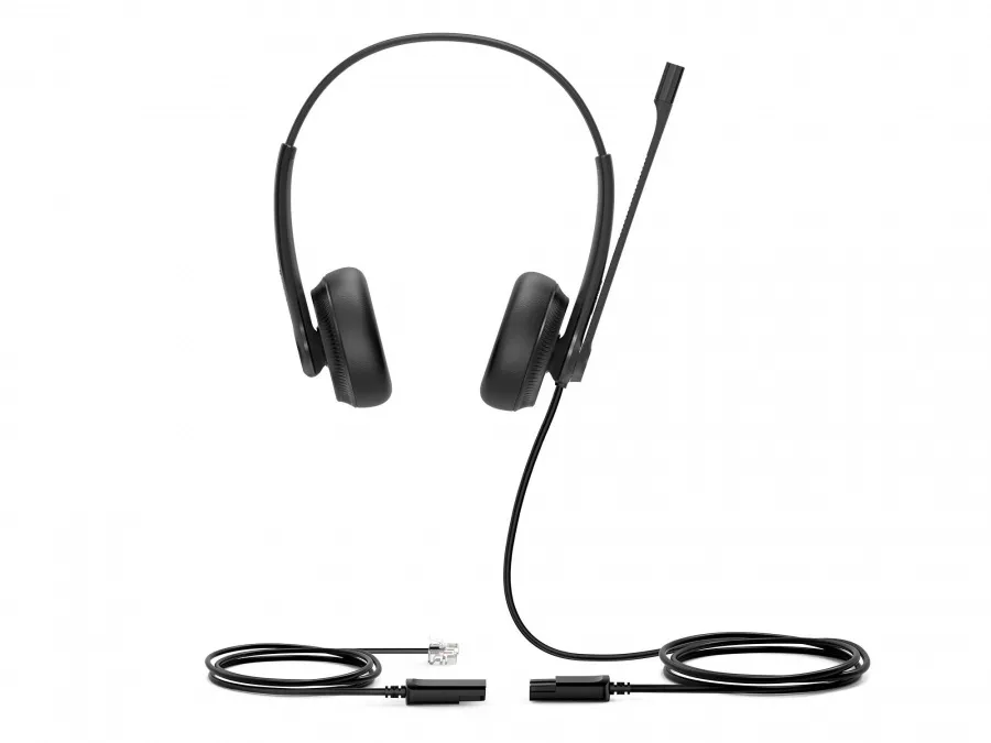 YHS34 Dual Дуо, Проводная, HD звук, QD, RJ9