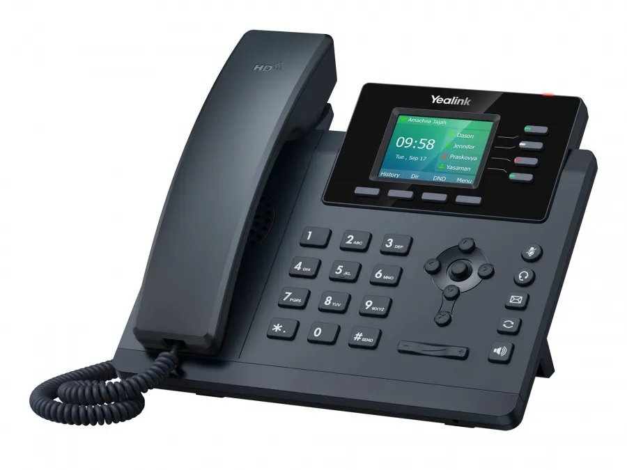 SIP-T34W, 4 аккаунта, Wi-Fi, USB, цветной экран, PoE, GigE