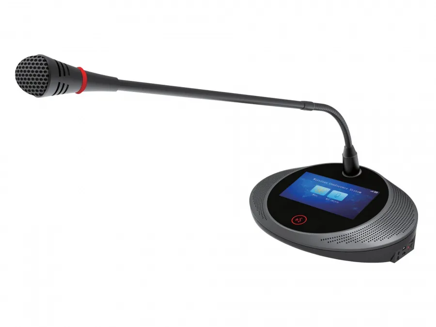 TS-W101A, беспроводной микрофон делегата, 4.3" цветной экран