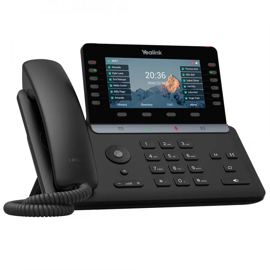 SIP-T85W, 5,5" экран, WiFi, Bluetooth, USB, PoE, GigE, без видео, без БП